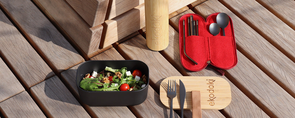 lunchboxes and cutlery collection banner from the brand eKodoKi