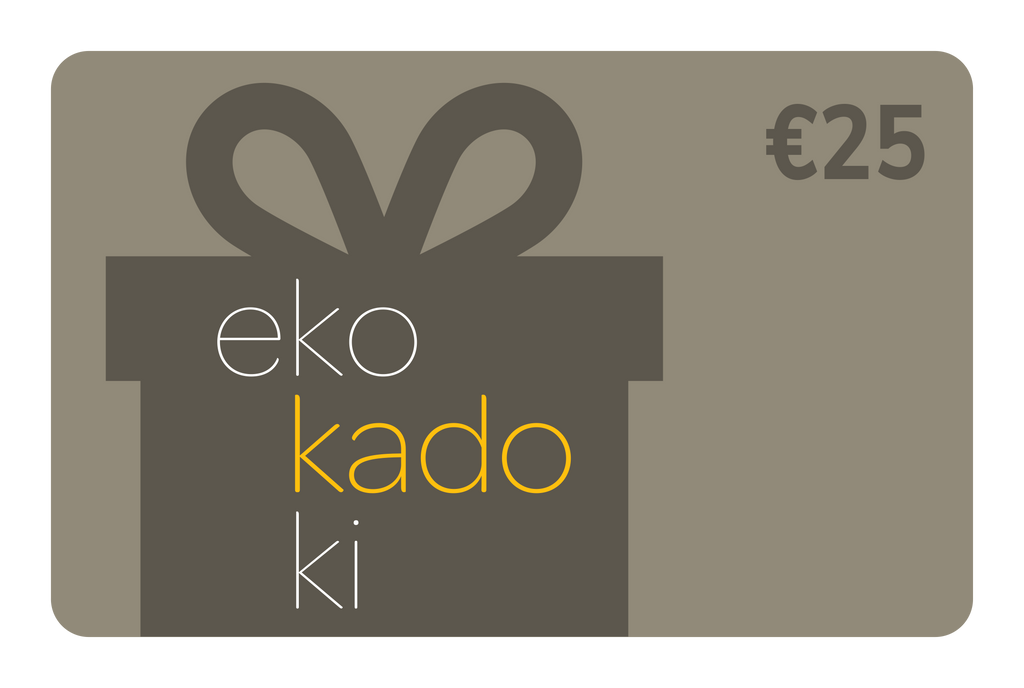 digital gift card with a value of 25 euros, from the brand eKodoKi