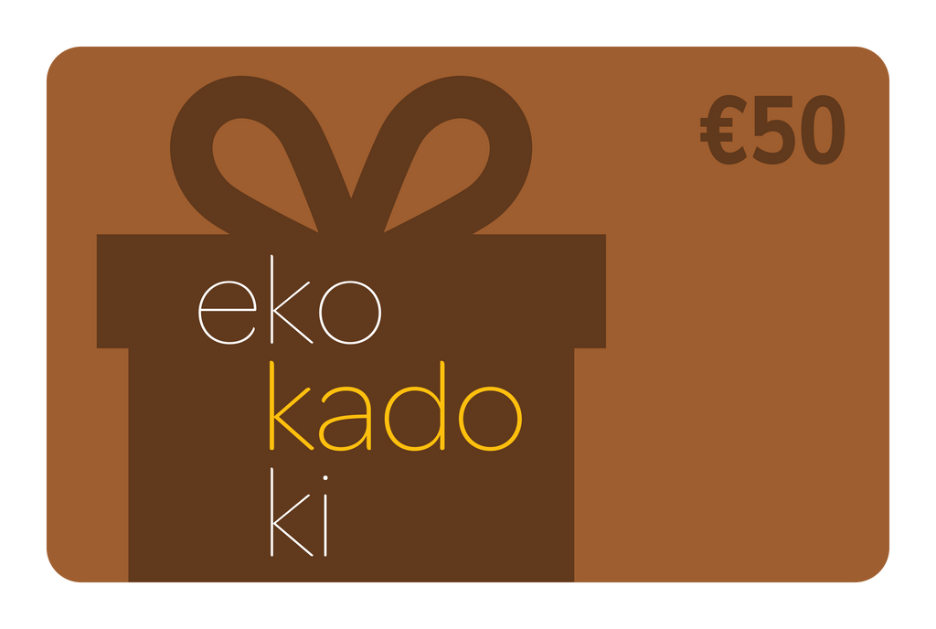 digital gift card with a value of 50 euros, from the brand eKodoKi