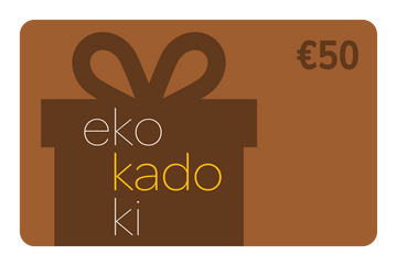 digital gift card with a value of 50 euros, from the brand eKodoKi