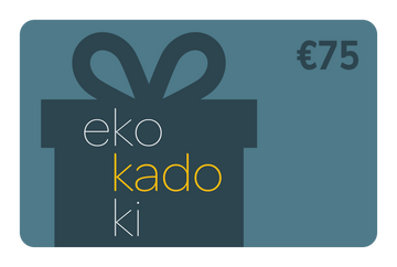 digital gift card with a value of 75 euros, from the brand eKodoKi