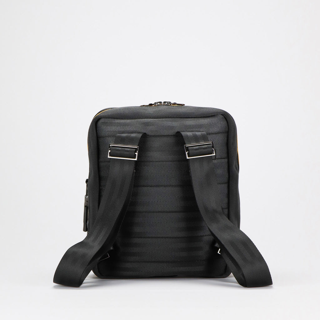 black seatbelt backpack M straps eKodoKi RE-BELT