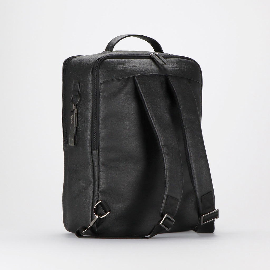 cork backpack L black back straps out eKodoKi KWORK