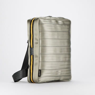 sand seatbelt backpack L front eKodoKi RE-BELT