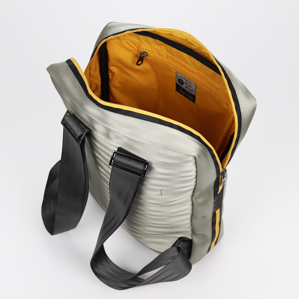 sand seatbelt backpack L inner zipped pocket eKodoKi RE-BELT