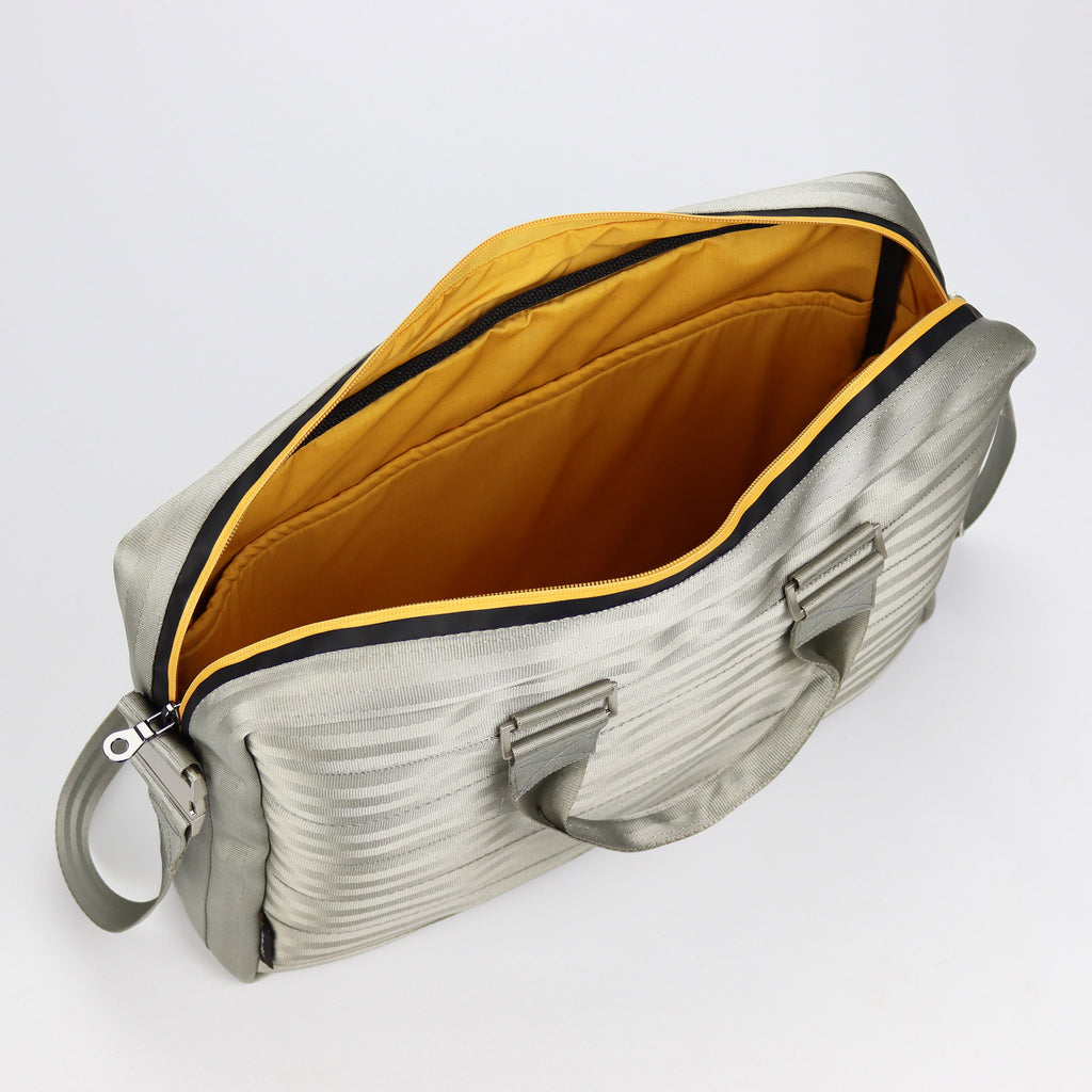 sand seatbelt briefcase L inner laptop divider eKodoKi RE-BELT