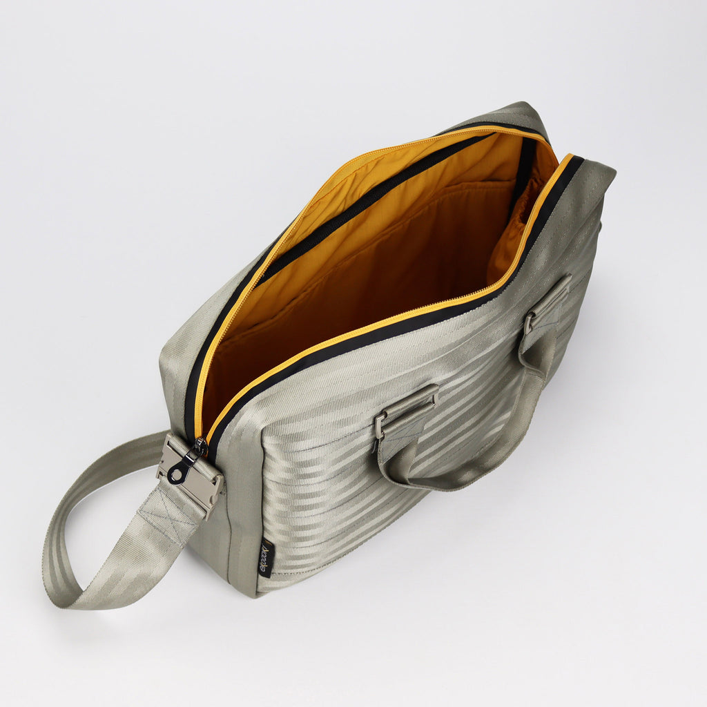 sand seatbelt briefcase M inner laptop divider eKodoKi RE-BELT